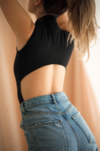 Cargar imagen en el visor de la galería, Neck bodysuit black